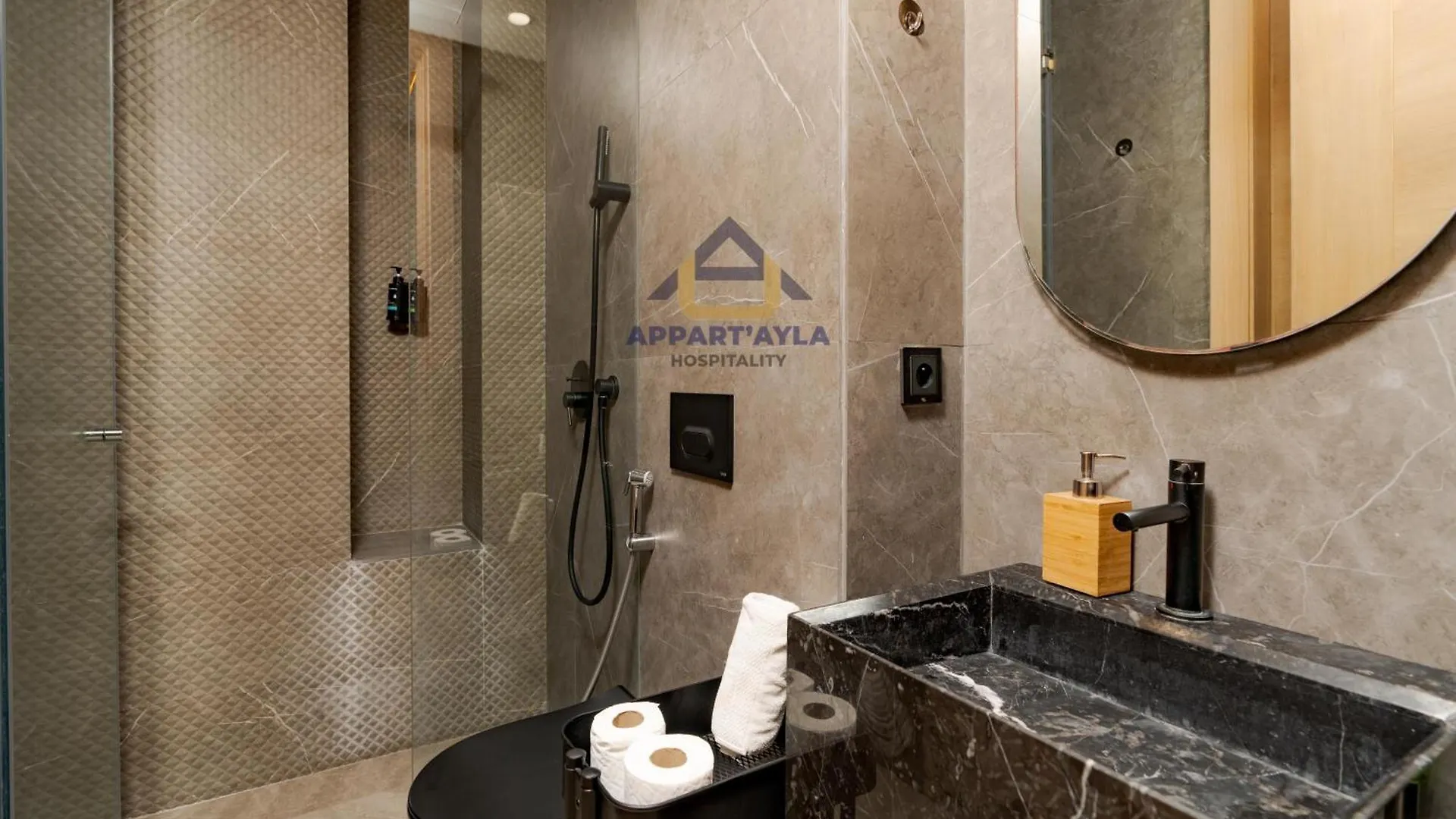 Daire Bright Spacious Suite- By Appart'Ayla Kazablanka Fas